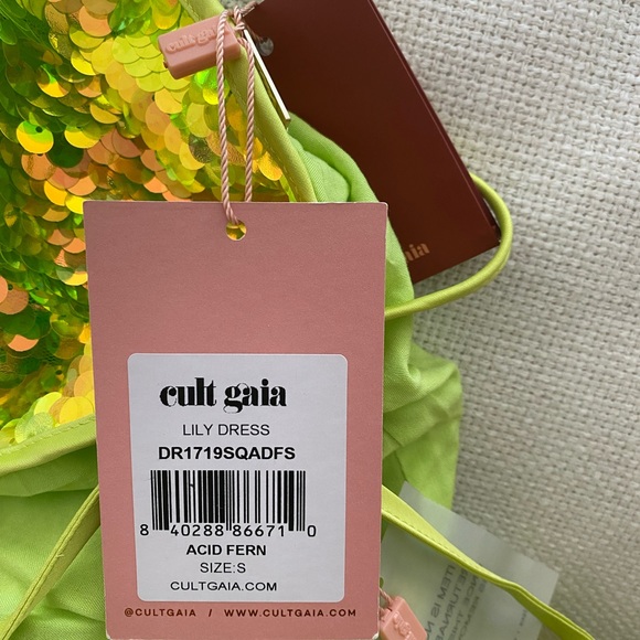 BNWT Cult Gaia Lily Dress - Picture 2 of 3